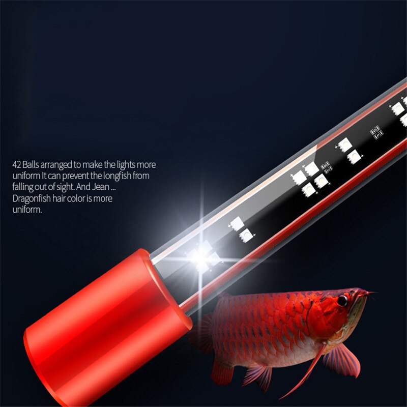 52CM MAYIN light for aquarium Waterproof Arowana LED lamp fish tank Light tube Aquatic lamp