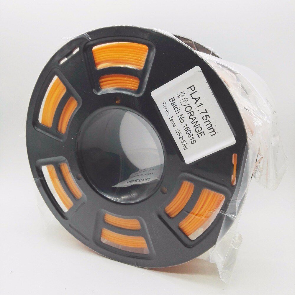 Soft PLA 1.75mm Filament For 3D Printer Flexible Material 1KG/0.5KG Plastic Rubber Consumables Material For 3D Printers Soft: Orange