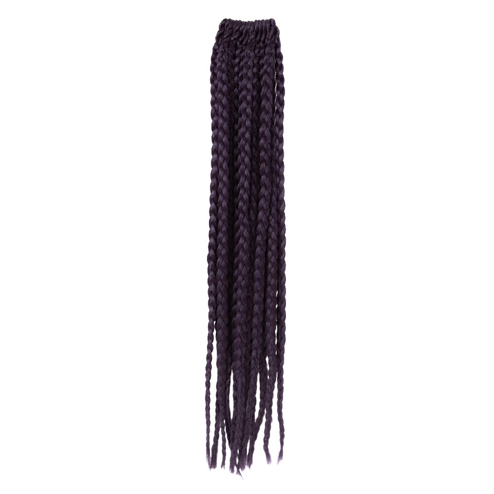 Tresses synthétiques au Crochet ombré rose arc-en-ciel, cheveux longs pour tresses africaines