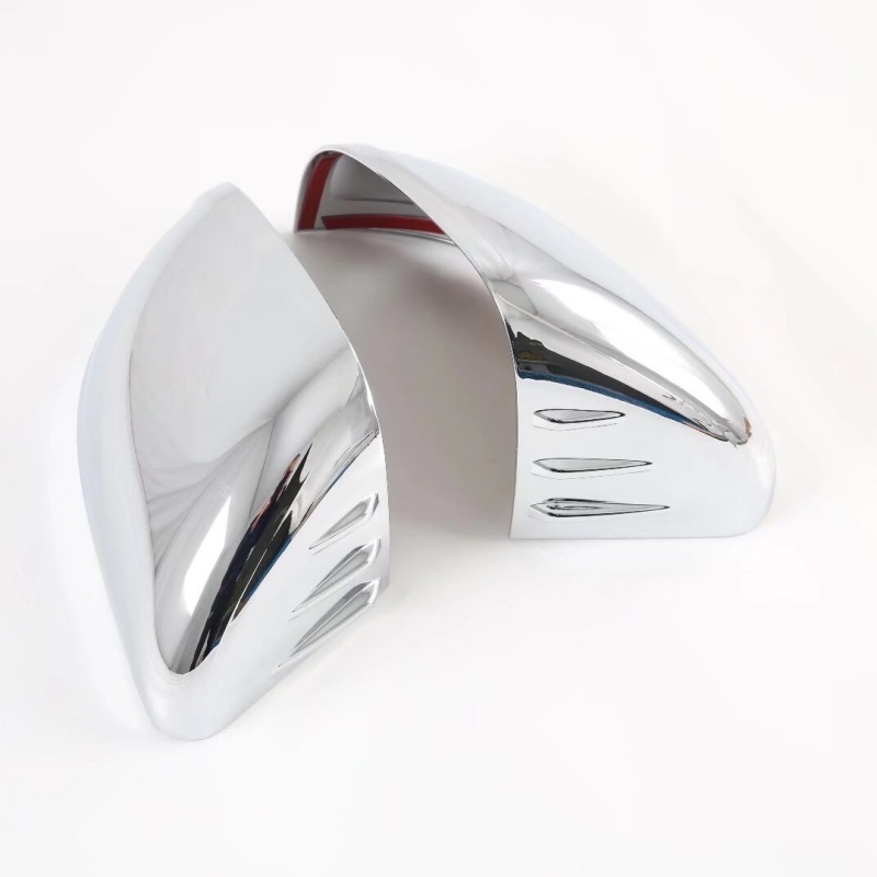 Para unidad Changan UNI-T -2023 ABS carbono negro rojo puerta lateral del coche espejo retrovisor/cubierta de ceja de lluvia embellecedor accesorios de coche: Blanco
