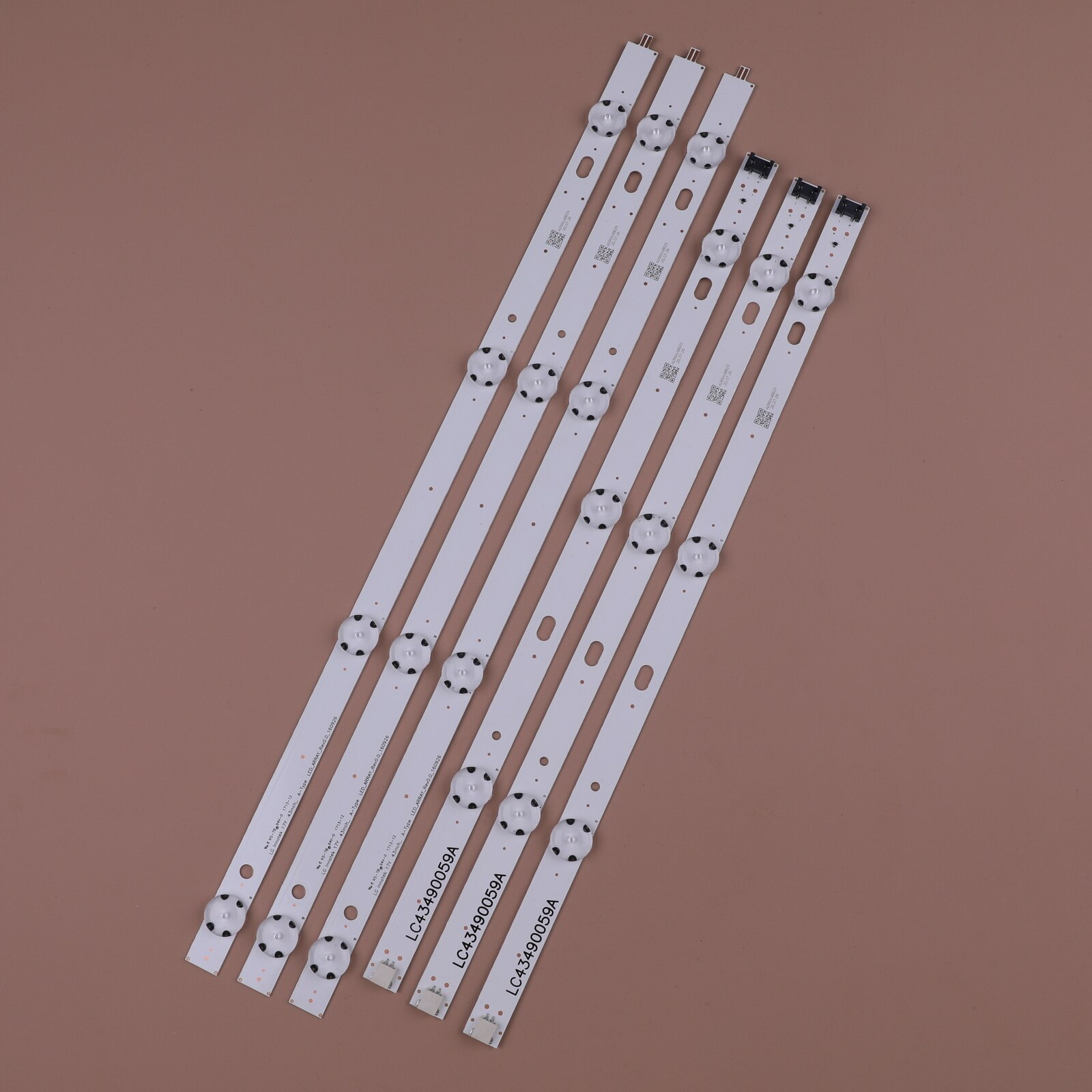 3 PCS 7LED LED Bande De Rétro-Éclairage Pour LG 43UJ635V 43UK6300PLB 43UJ651V 43UJ634V 43UJ630V 43UJ561V 43UJ655V LC43490059A LC43490058A