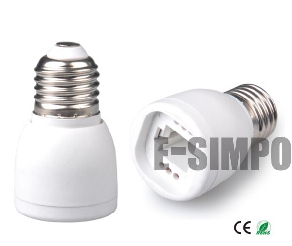 1Pc E27/E26 Om G23 G24 Lampvoet Licht Socket Lamp Holder Converter Adapter, 2/4P G24 G23 Fit,GX23 Kan Niet Fit, Geen Ballast Binnen