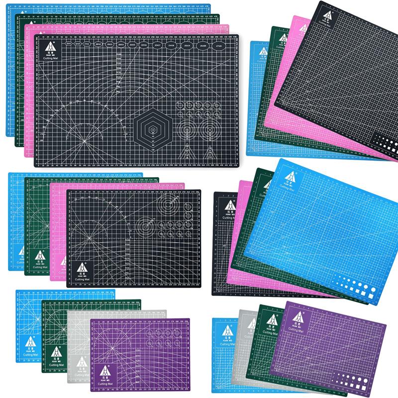 A3 A4 5 PVC Cutting Mat Workbench Patchwork Cut Pad Sewing Manual DIY Knife Engraving Leather Cutting Board Single Side Underlay