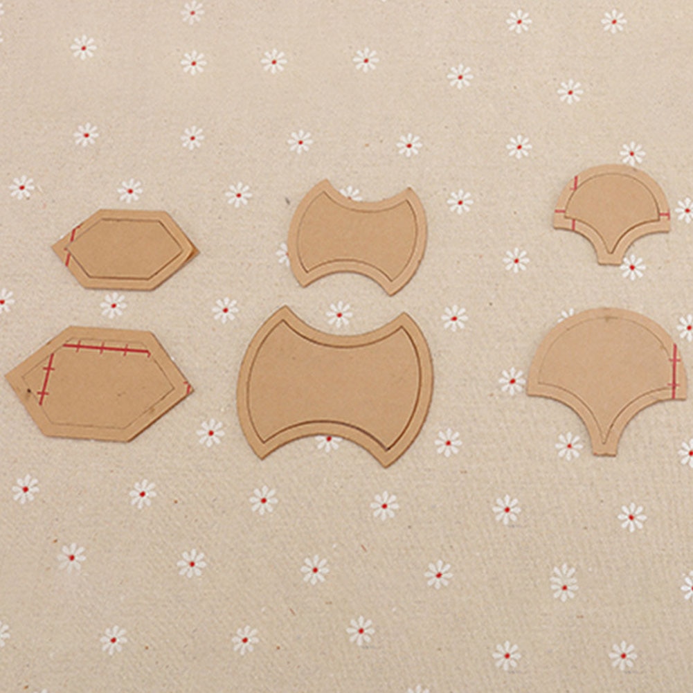 27 Set Kit Reusable Patchwork Templates Sewing Craft DIY Tool Accessories Handmade Stencils Quilting Transparent Acrylic Ruler