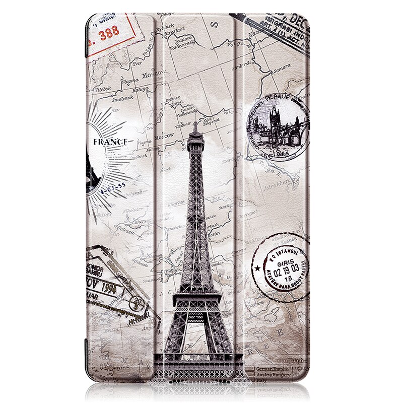 Til samsung galaxy tab  a 8.0 etui cover tablet sm -t290 sm-t295 sm-t297 ultra slim flip stativ magnetisk etui funda: Cy -t290. fgtt