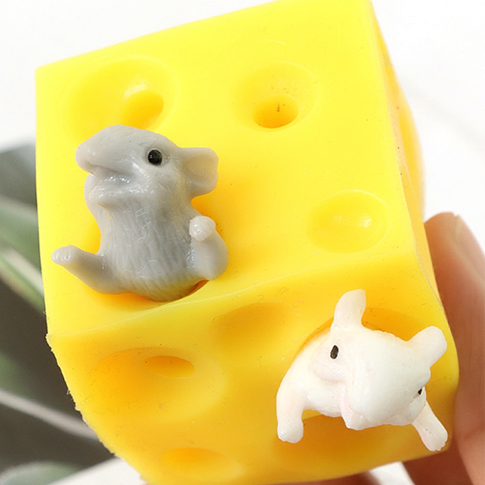 Muis En Kaas Speelgoed Luiaard Verstoppertje Stress Relief Speelgoed 2 Squishable Cijfers En Kaas Blok Stressbusting Fidget Speelgoed