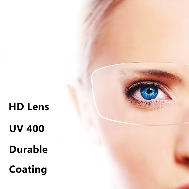KatKani-lentes asféricos de alta definición para miopía e hipermetropía, lentes de CR-39 Anti-UV, 1,56/1,61/1,67/1,74, 1 par