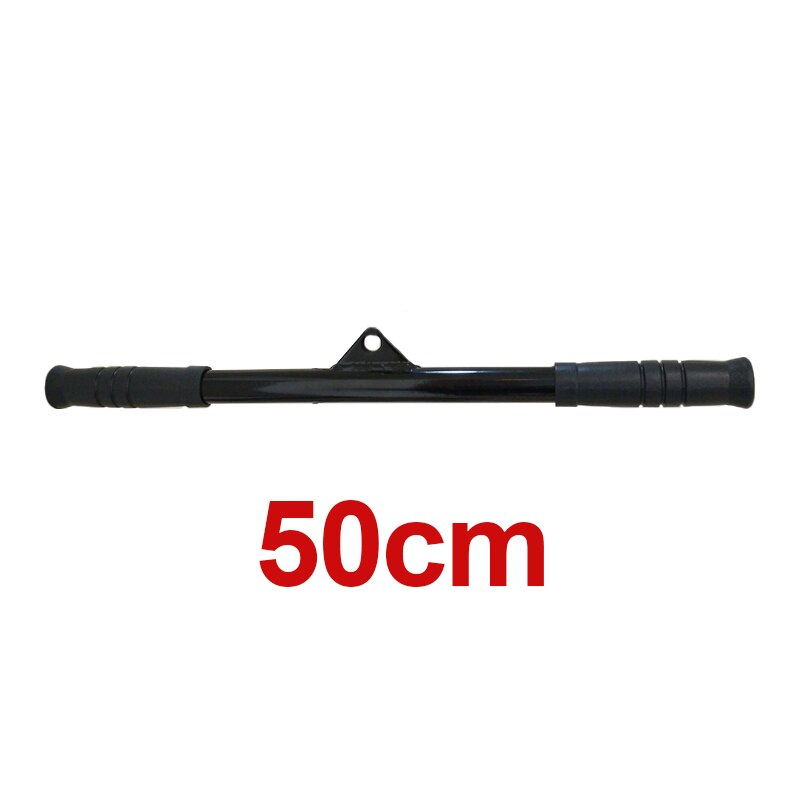 Fitness Gym Pully Cable Machine Attachments Biceps Triceps Blaster T-bar Handle Grip Pull Down Rowing Home Machine Accessories: only 50 CM Bar