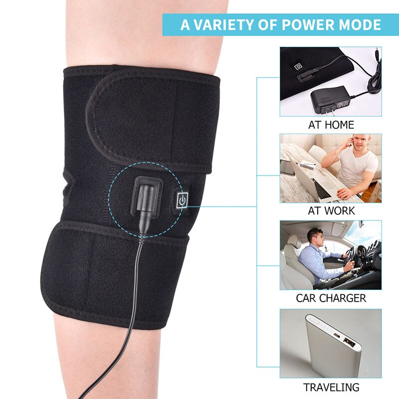 1pcs Infrared Heating Therapy Knee Pads Arthritis Knee Support for Relieve Knee Joint Pain Rehabilitation Protector Parents