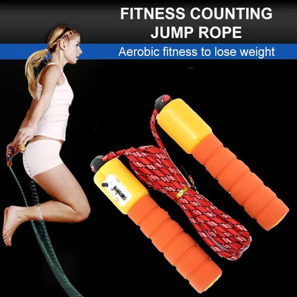 2.5m Jump Ropes Cotton Sponge Count Wire Fitness W... – Grandado