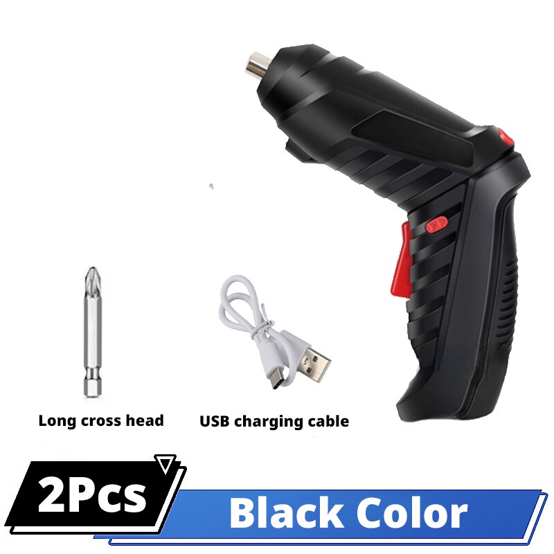 4,2 v Power Tools Set Haushalt Wartung Reparatur Lithium-Batterie Mini Haushalt Elektrische Bohrmaschine Akkuschrauber: Gold