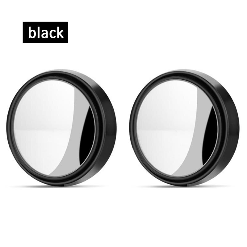 Auto Voertuig Driver Groothoek Ronde Convex Mirror Blind Spot Auto Achteruitkijk Auto Accessoires Interieur Voertuig Exterieur Onderdelen: 1pc Black Edge1