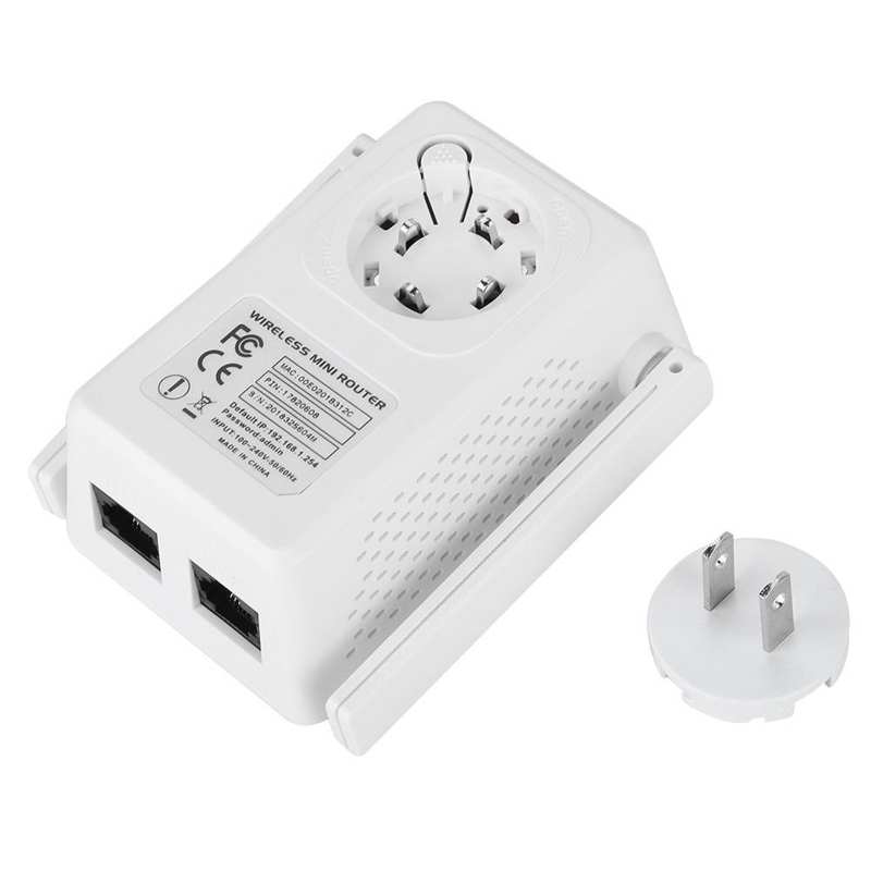 En-nøgle kryptering højhastigheds router rækkevidde 300 mbps til en router