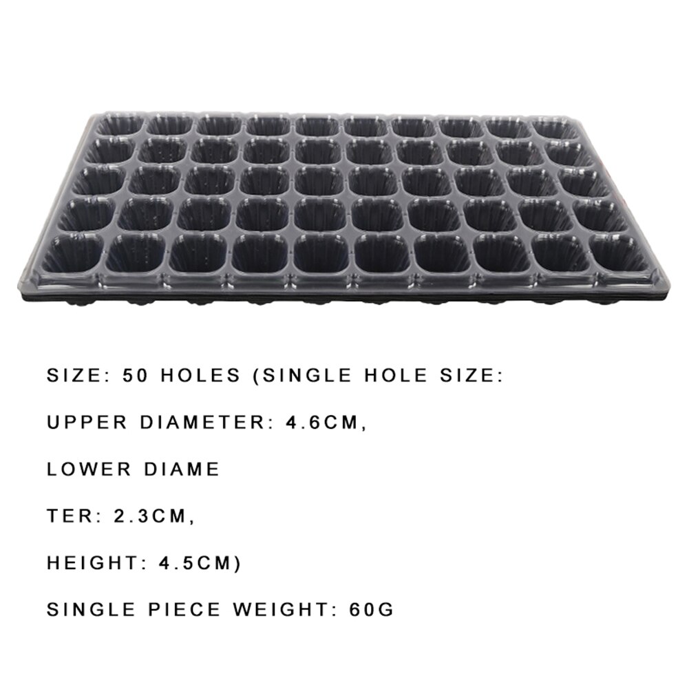 6 sztuk/paczka kaseta robić sadzonek taca 50 komórek siewu kiełkowania roślin doniczki zestawy dom ogród uprawianie roślin elementy