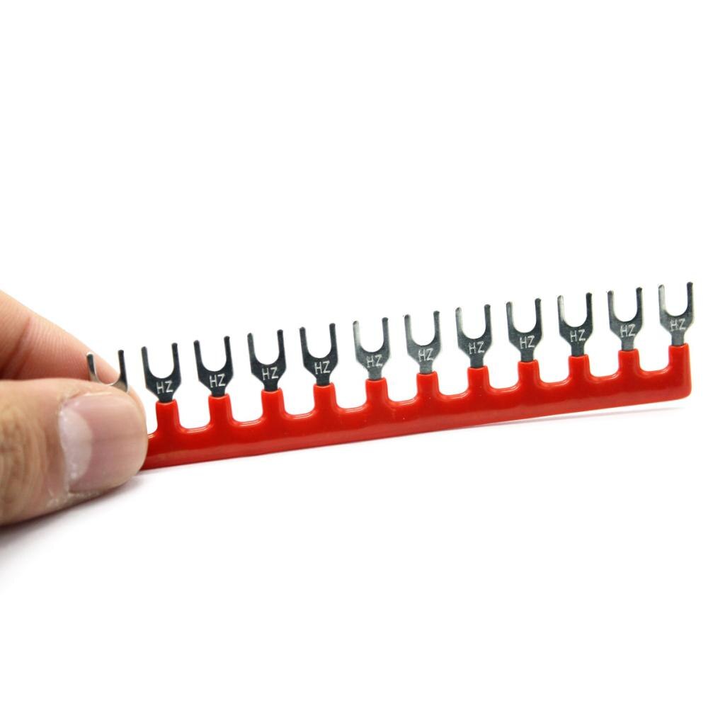 Dual Row 12Positions Screw Barrier Terminal Blocks Strip Connector 600V 15A