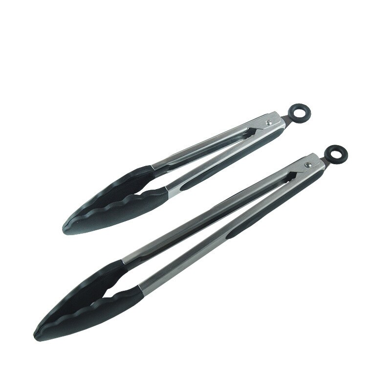 1 PC Siliconen Voedseltangen Keuken Koken Gereedschap Gebruiksvoorwerpen Tang Barbecue Anti-Slip Voedsel Clippers BBQ Gereedschap Accessoires