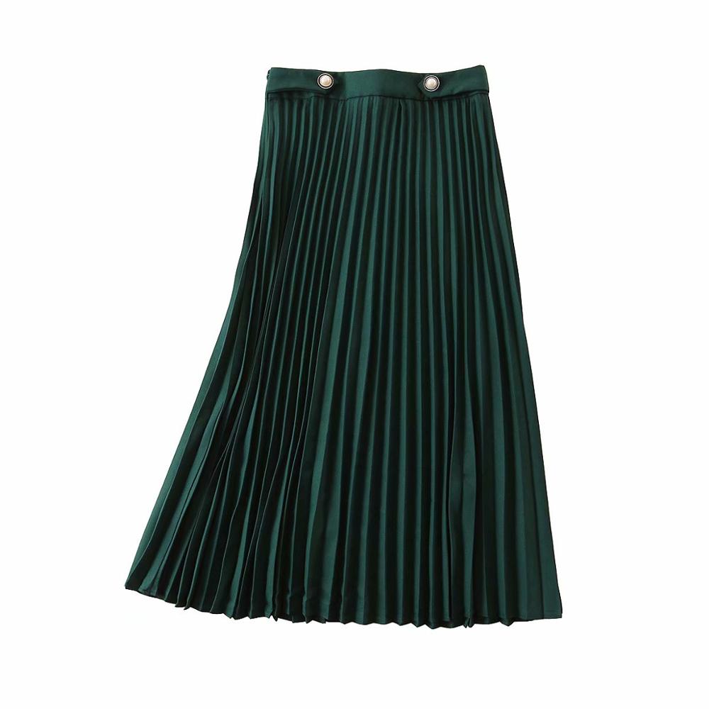 Dames Effen Kleur Elastische Midi Rokken Fold-Over Taille Flared A-lijn Yoga Rok(XL, Wijnrood