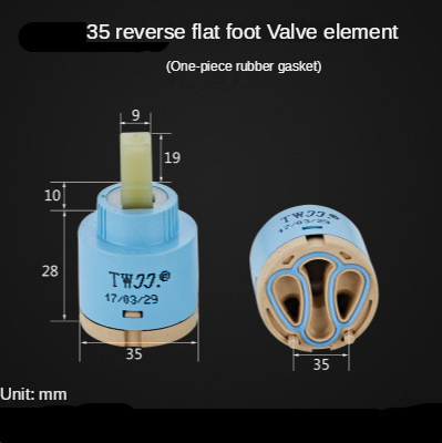 For Kitchen Bathroom Faucet Replacement Accessories Faucet Mixing Valve Faucet 1 Pack 35/40mm Replacement Ceramic Cartridge: F