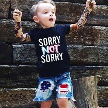 Zomer Kinderen Tattoo Mouw T-shirt Jongen Meisje Kinderen Mesh Lange Mouwen Katoen Tops Tees Novel Tops