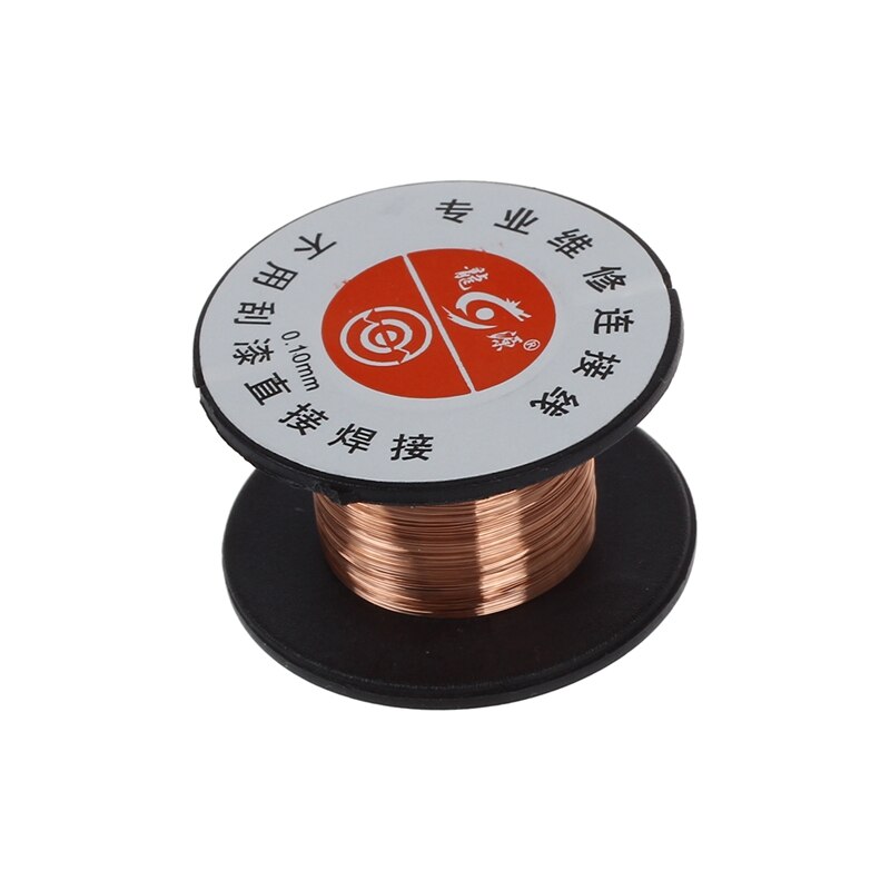 5m 0.1MM Copper Soldering Solder Enamelled Reel Wire Roll Connecting