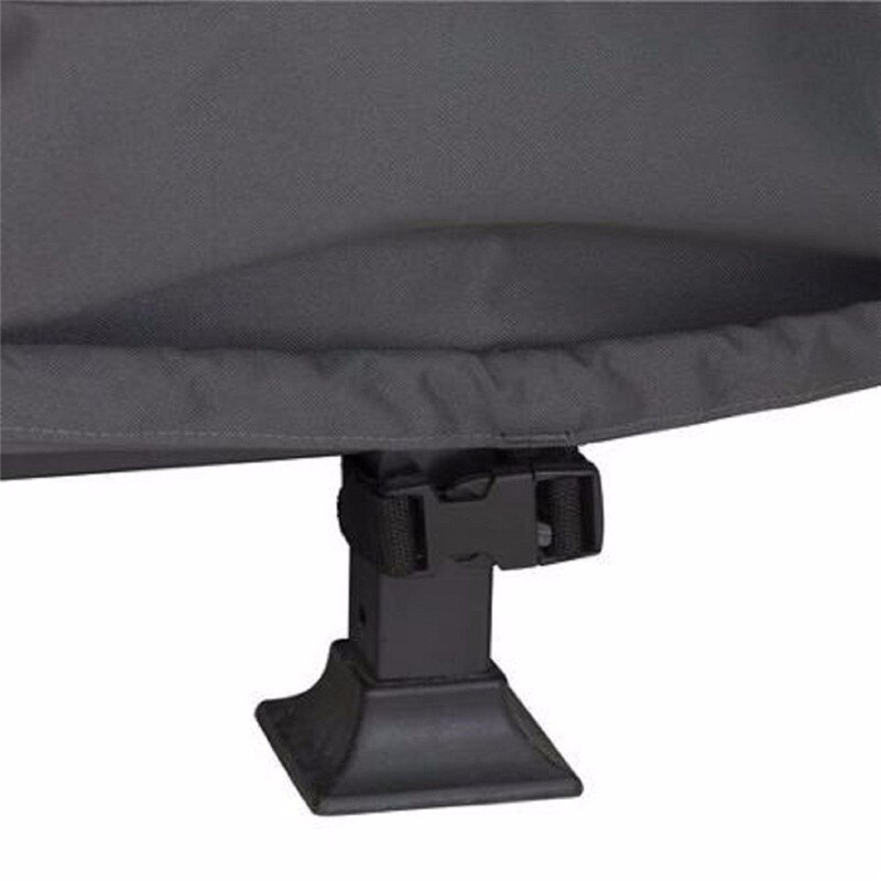 Rainproof Black BBQ Gas Grill Cover Heavy Duty Waterproof Barbecue Gas Grill Cover Outdoor Fade Resistant Weather Protection