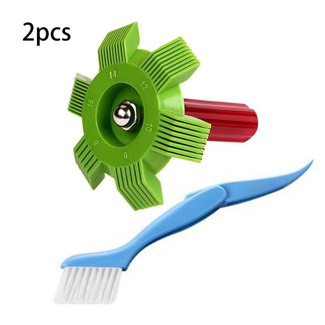 Universal Car A/C Radiator Condenser Fin Repair Comb Cooler Air Conditioner Straightener Cleaning Tools for Auto Cooling System: 10