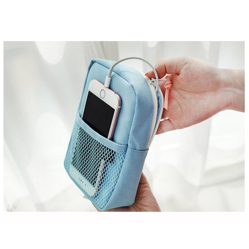 Travel Accessories Storage Bag Multifunction Digital Pouch Case/ Makeup Smartphone Charger Headset Data Cable Finishing Package