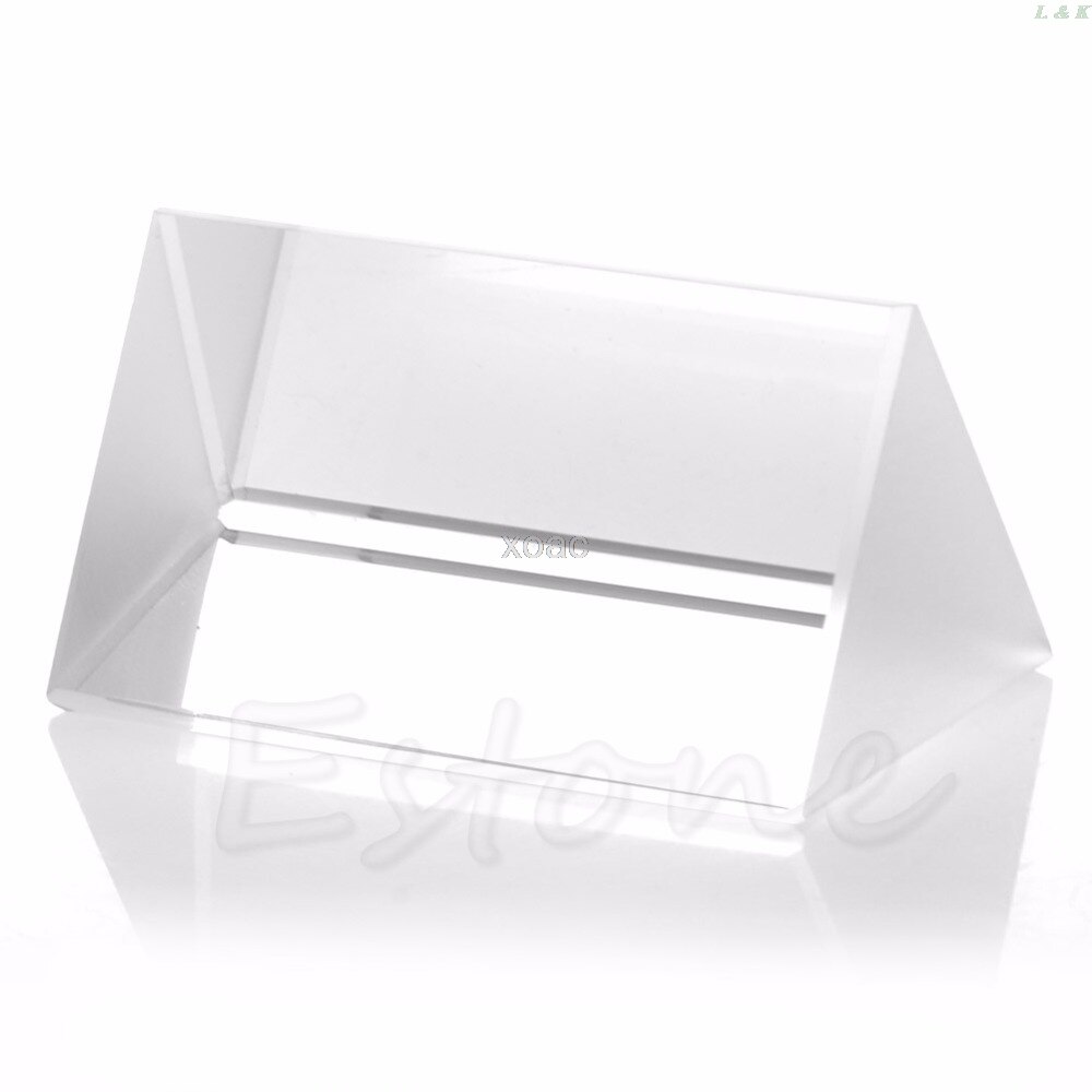 5cm Triangular Prisms Teaching Optical Glass Triple Physics Light Spectrum M12