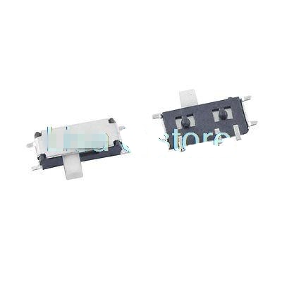 Interrupteur coulissant Horizontal PCB | 10/20-50 pièces DC 50V 0,3a 7 broches, Position 1P2T SPDT SMD SMT, bouton latéral PCB à Angle droit