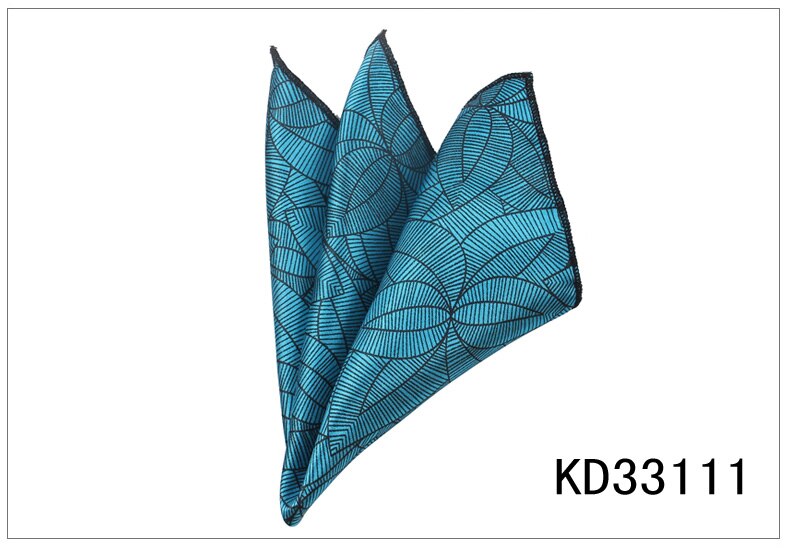 Pochette carrée de fleurs pour hommes femmes | Costume de mouchoirs en mousseline de soie imprimés Hanky pour hommes mouchoirs carrés serviettes foulards pour dames: KD33111