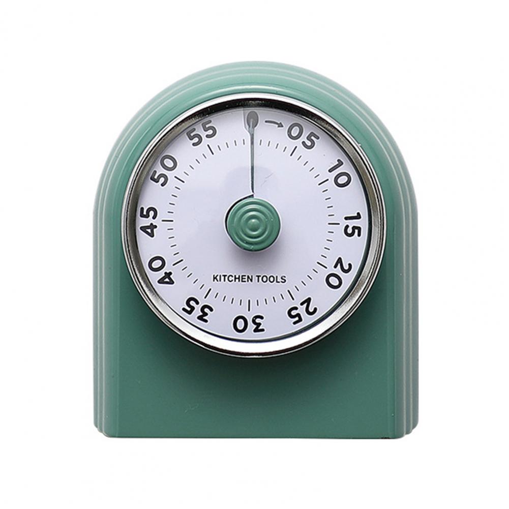 Magnetic Kitchen Timer Stainless Steel Mechanical Timer Fridge Magnet Manual Countdown Clocks Cooking Reminder Stopwatch Timer