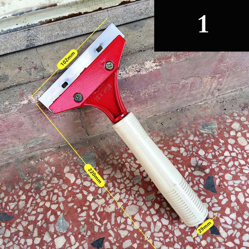 Tunge skraber tapet maling fliser gulve skraber fjerner med klinge husholdnings rengøringsværktøj: 1