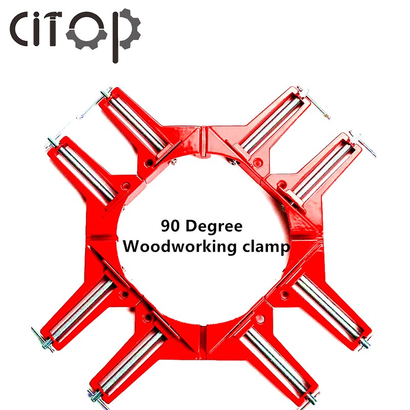 Citop 1/4 stuks stijl 90 graden hoekklem rechte hoek houtbewerking frameklemmen hoekklemhouder