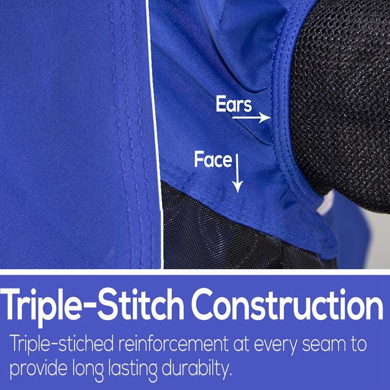 Comfort Soft Mesh Lycra Paard Fly Masker Met Oren-Onze Zachte 4 Way Stretch Is Op Gevoelige oren & Ogen