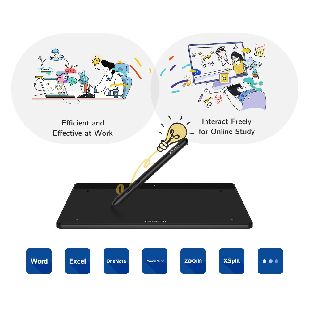 XP Pen Deco Fun XS Graphic Tablet 8192 levels Tilt Digital Drawing Tablet 266RPS Support Android Mac Linux Windows Chrome
