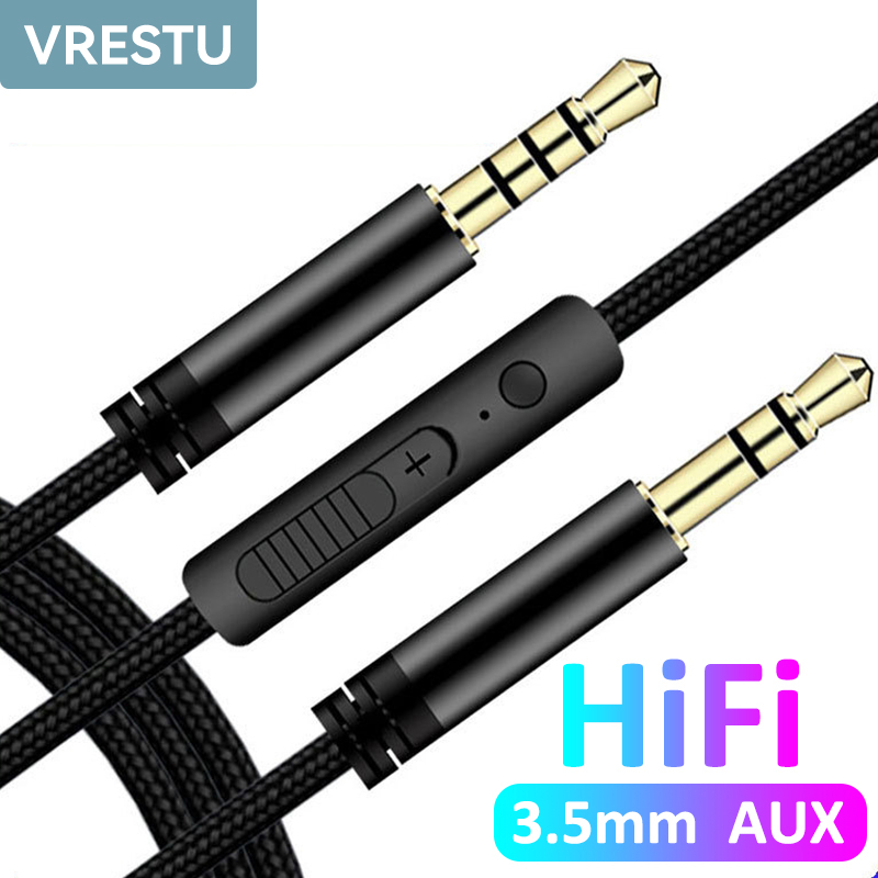 Jack 3.5mm Audio Kabel 3m HiFi Extension Cable 3 5 오디오 AUX Cable Male to Male Auxiliary Wire for Headphone Speaker Car Phone MP3