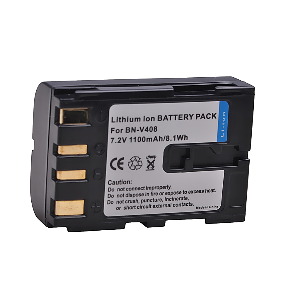 1100mAh 7.2V BN-V408U BNV408U BN-V408 BNV408 Battery for JVC GR-D230US GR D30 D30E D30U D30US D31EK D31US D32 Camcorder.