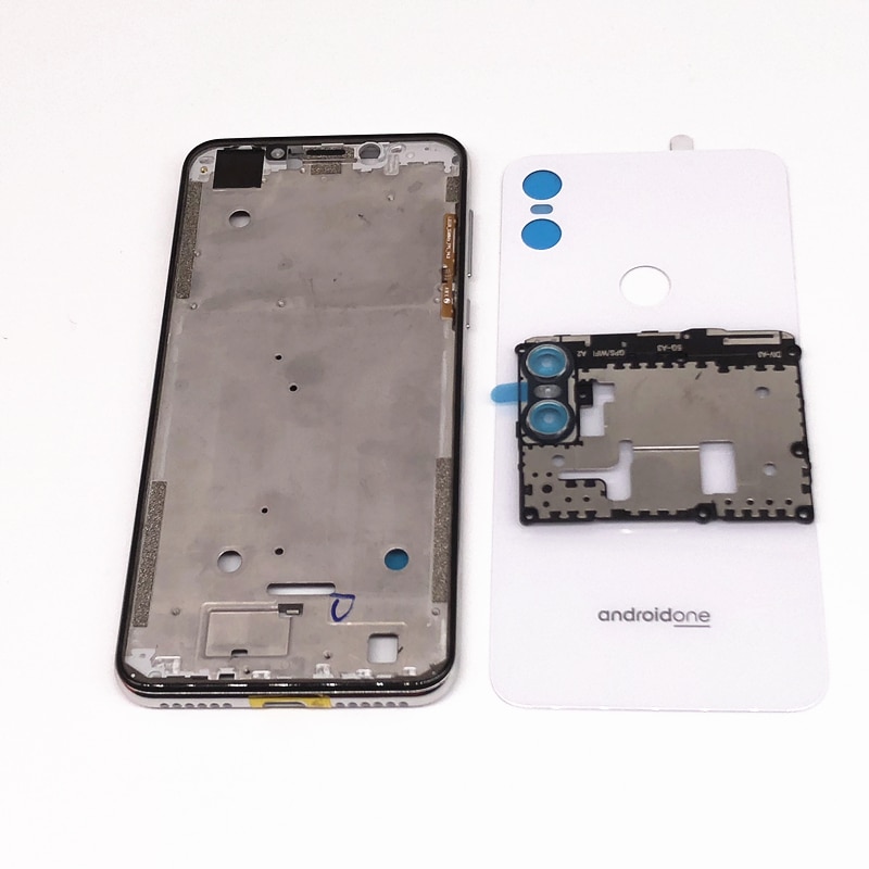 Original Full Housing cover For Motorola Moto One P30 Play XT1941 (faceplate/mid frame+backplate+battery back case)