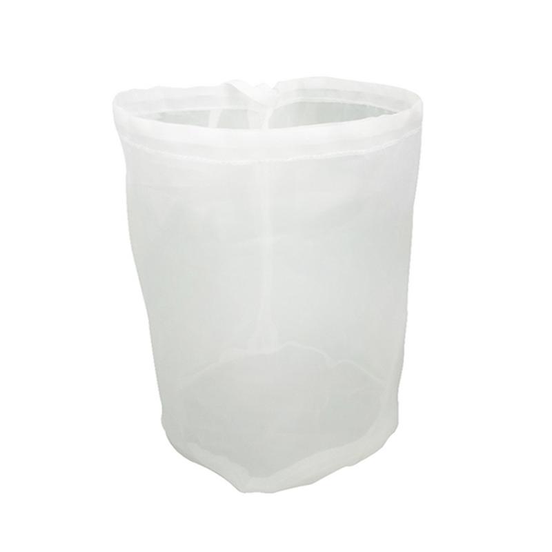 Bolsa de filtro de vino para elaboración de cerveza, 8 tamaños, para té, frutos secos, jugo, leche, nailon, filtro de red reutilizable: 40x45