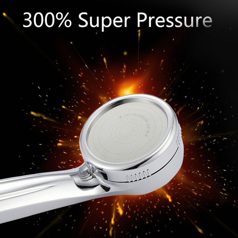 Zhang Ji Patented Efficient High Pressure Shower Head Water Saving Massage Nozzle Rainfall Bathroom Handheld Shower Head