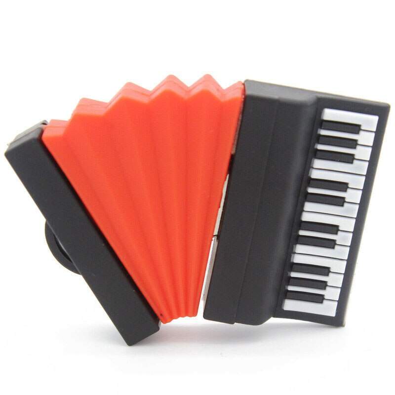 JASTER Mini cute accordion pendrive 4GB 8GB 16GB 32GB 64GB usb flash drive cool piano memory Stick music U disk: 32GB / B