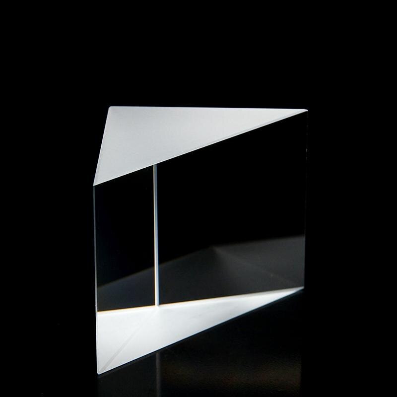 30*50mmOptical Glass Processing Right Angle Prism 90 Degree Total Reflection Inclined Plane Coated Optical Prism Lens Processing