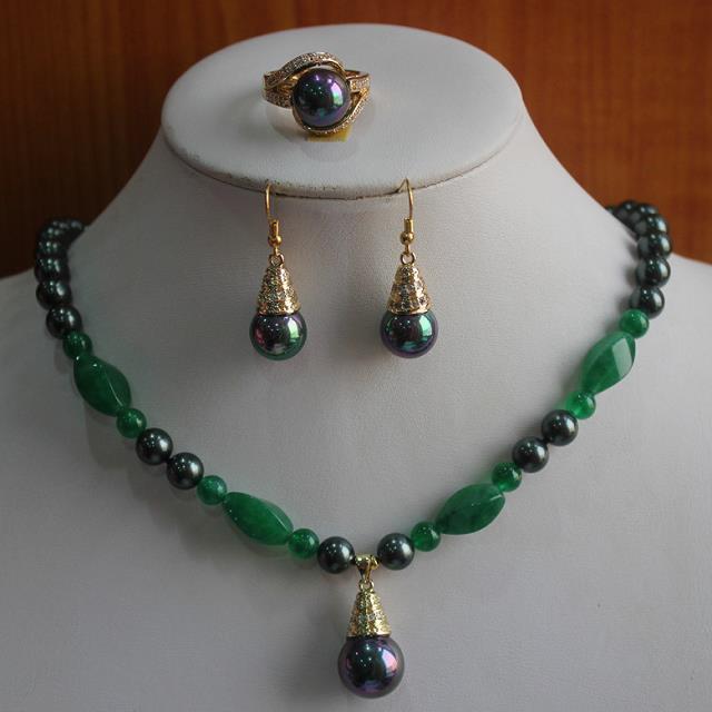Groothandel sieradensets met zirkonia voor dames, bruiloft, blauwe edelsteen/opaal ketting met zirkonia hanger