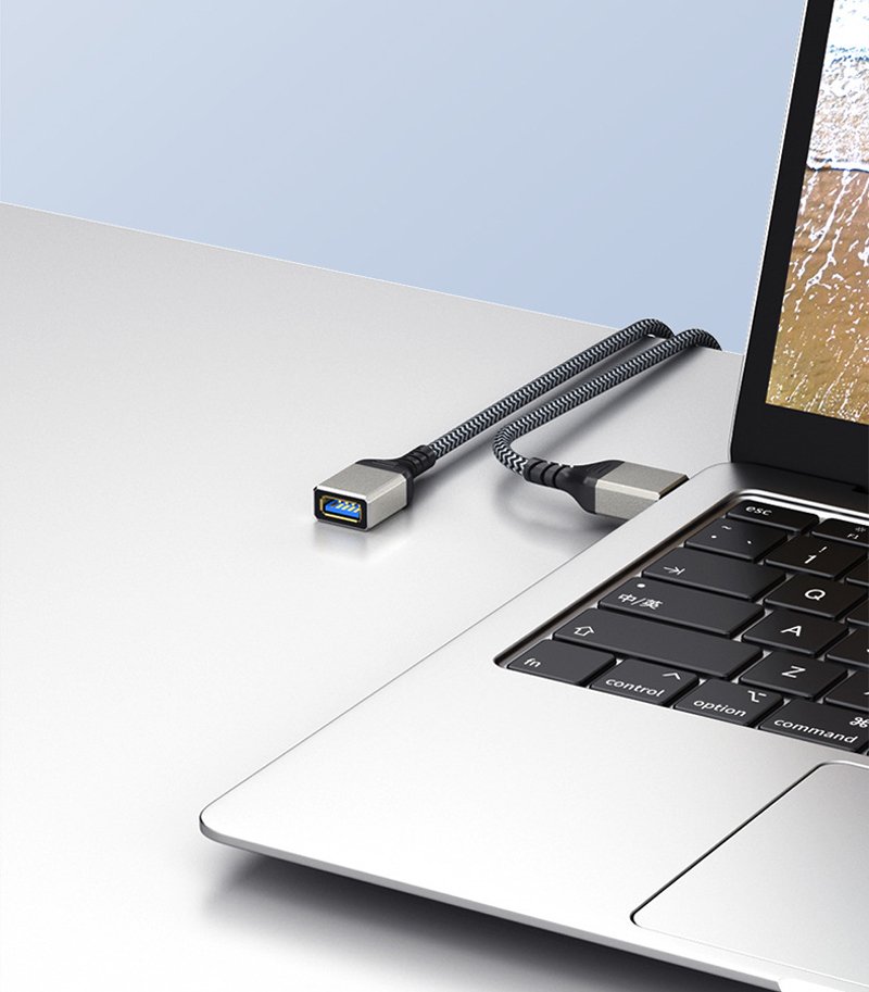0.5m 1m 1.5m 2m 3m 5m Braid USB 3.0 Extension Cable Male to Female 5Gbps Data Cord USB Extender For Udisk mouse keyboard charger