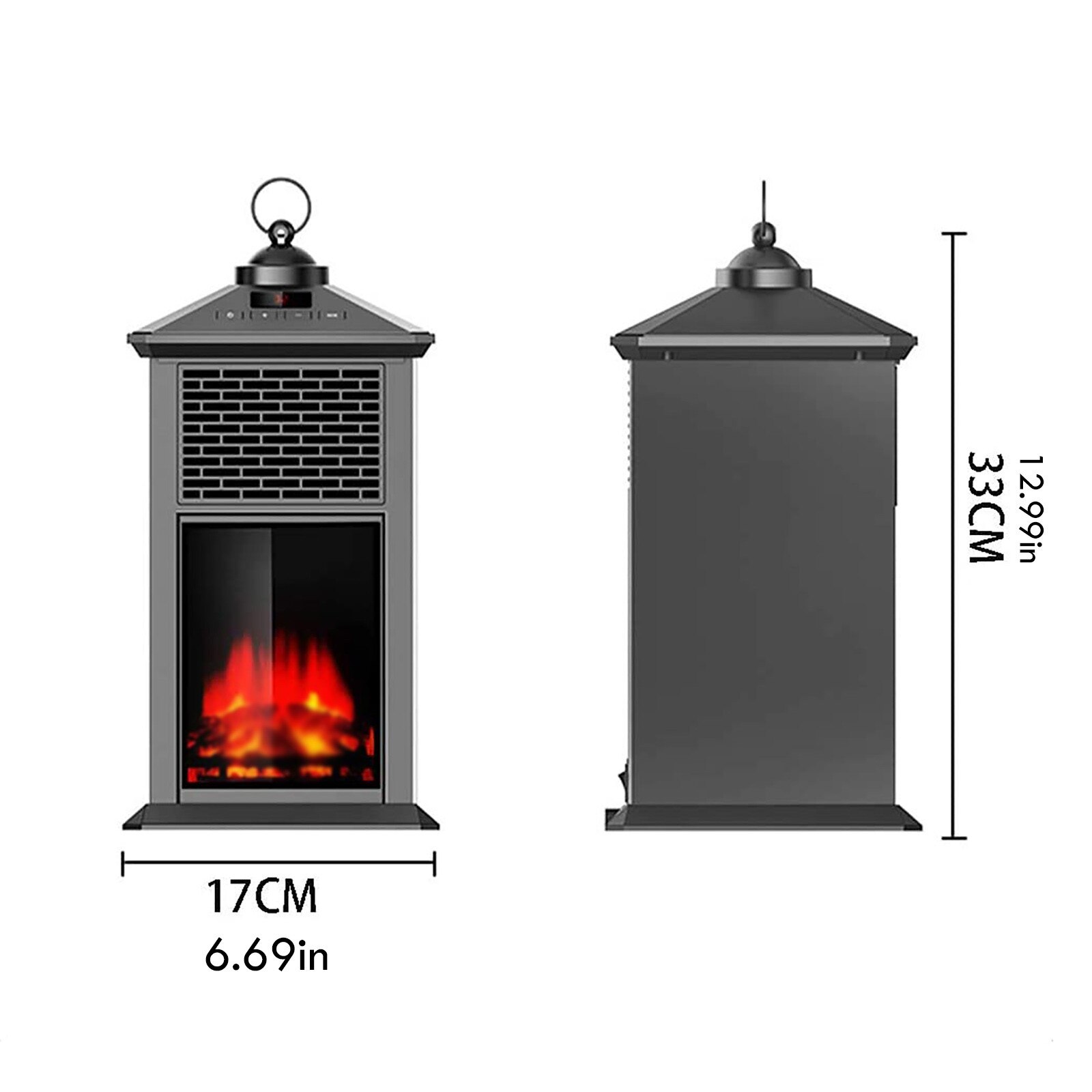 Electric Heater Mini Portable Patio Heaters Outdoor Camping Heater Automatic Constant Temperature Heaters Calefactor #ZL