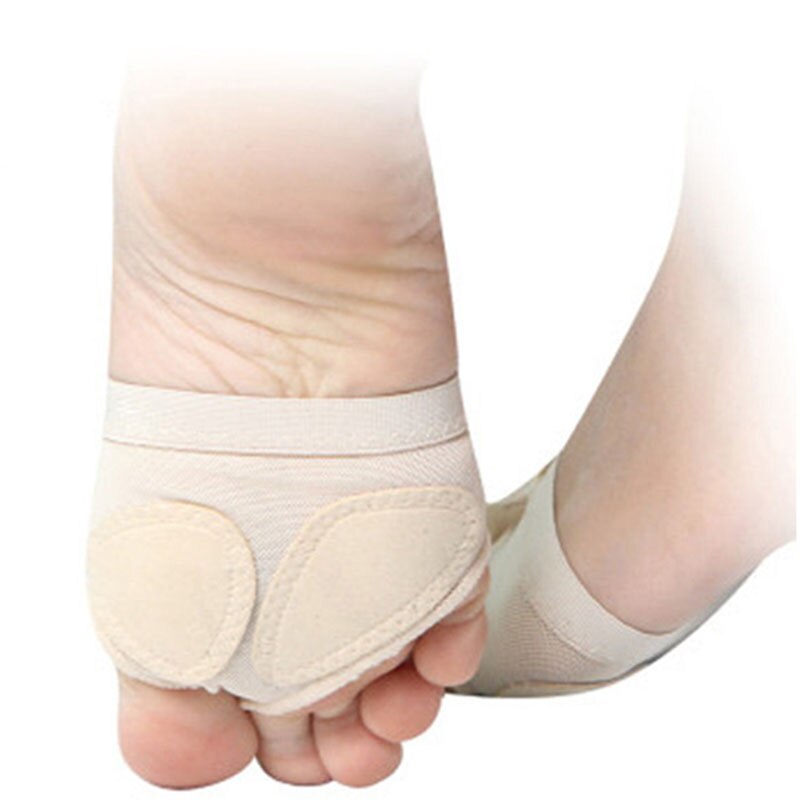 1 Paar Meisjes Vrouwen Buik Ballet Half Schoenen Split Zachte Zool Poot Dans Voeten Bescherming Teen Pad NIN668: XL