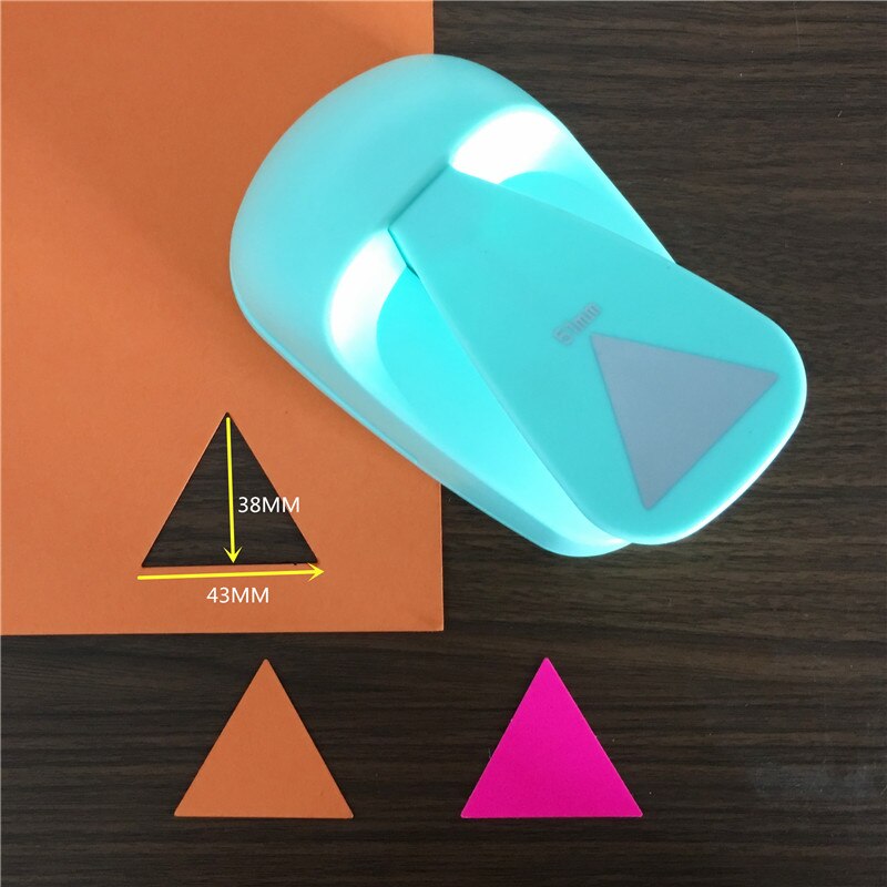 Poinçons de bricolage à géométrie, bateau gratuit de 43MM en forme de Triangle économise le papier électrique/eva poinçon d'artisanat