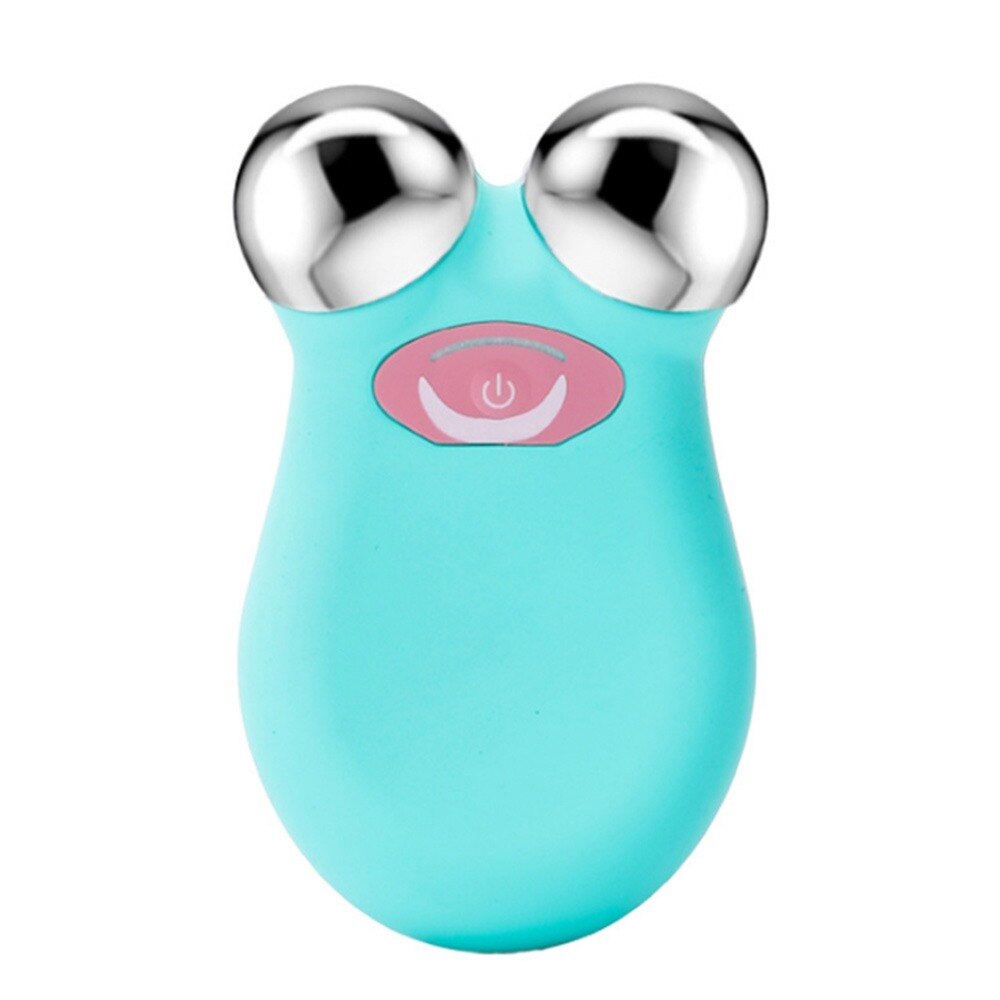 Face Lifting Microcurrent Roller Massager Skin Tightening Anti Wrinkle BIO Micro Current Facial Lift Care Beauty Device: C