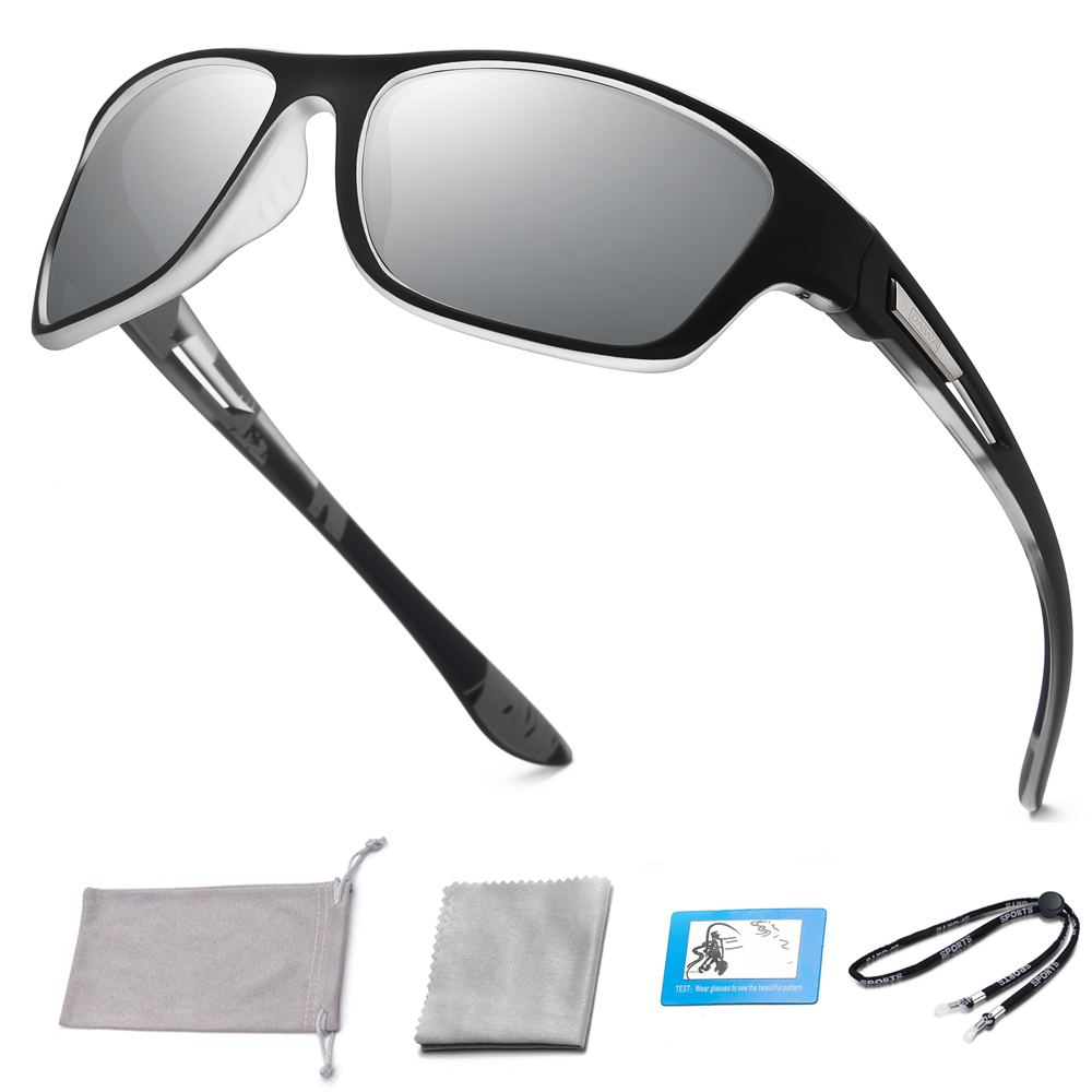 Polarized Fishing Glasses Men Women Driving Shades Male Sunglasses Hiking Sunglases Cycling Sun Glasses UV400 Eyewear: Yellow