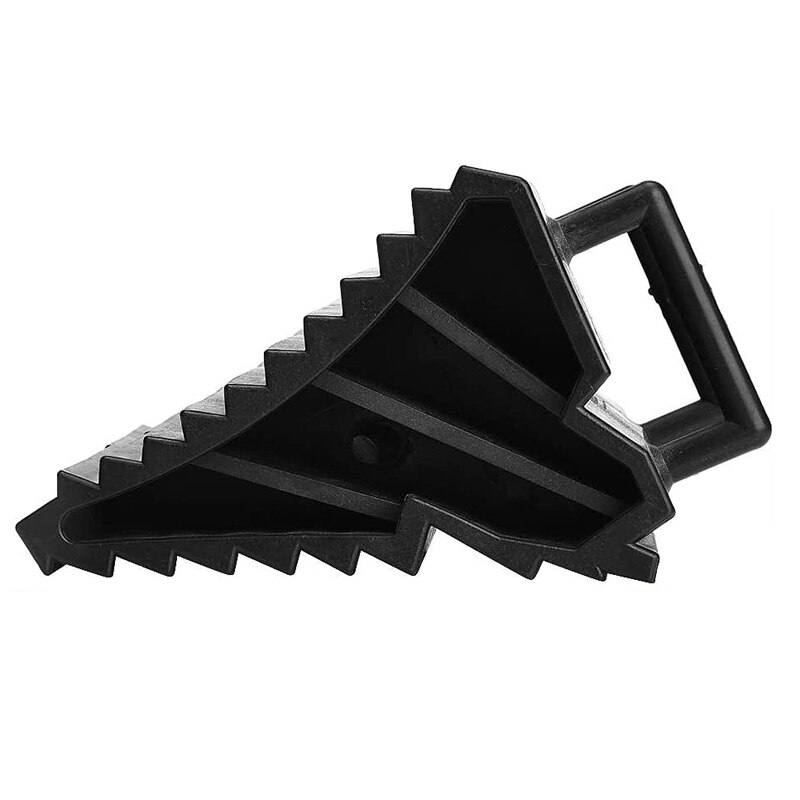 Wheel Chocks, Tire Chocks Car Anti-Slip Block Tire Support Pad Helps Keep Your Cars in Place(Black)